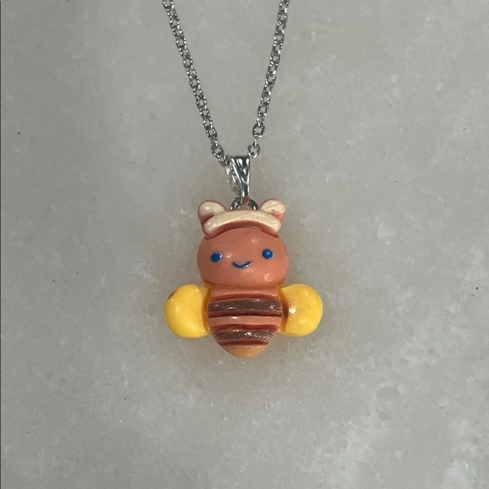 Cute Bumblebee Kids Necklace